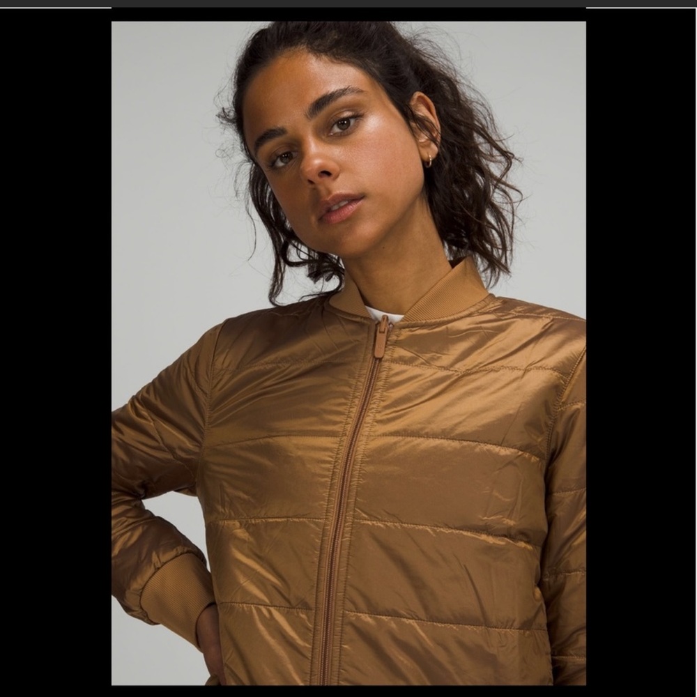 Lululemon reversible bomber jacket size 4